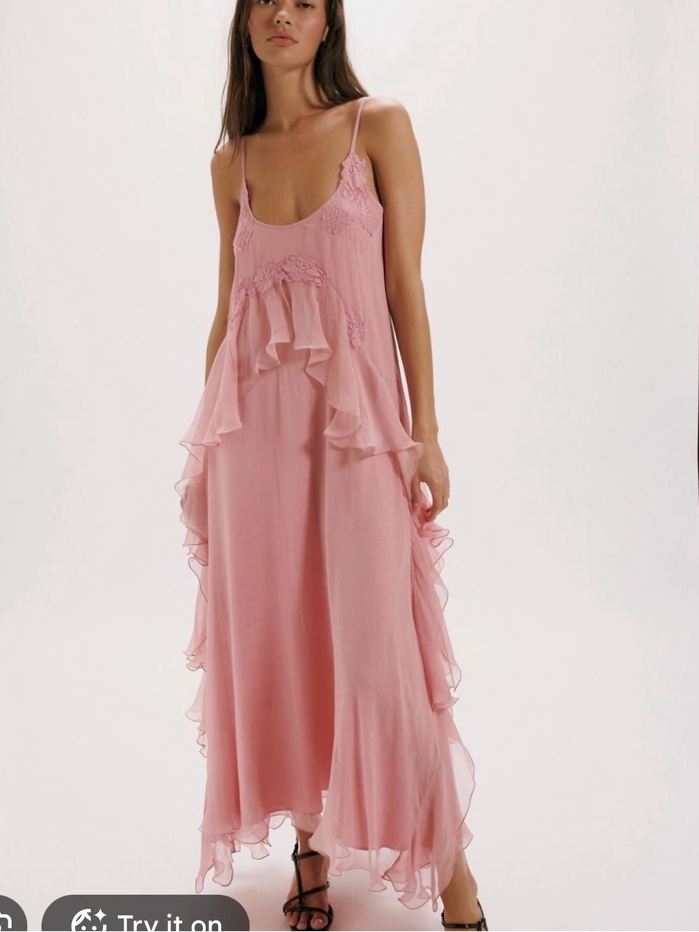 Free People by Nigel Preston Floating Angel Chiffon Dress